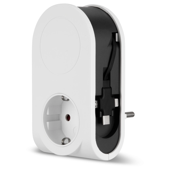 Essri 60W Ladegerät Mit 3 USB-C & 3 USB-A Ports – 3m Kabel, Schwarz
