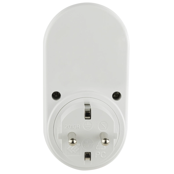 SCHWAIGER Z-Wave Zwischenstecker Mit App & Sprachsteuerung – Schalte Geräte Bis 3500 W Via Alexa Oder Google