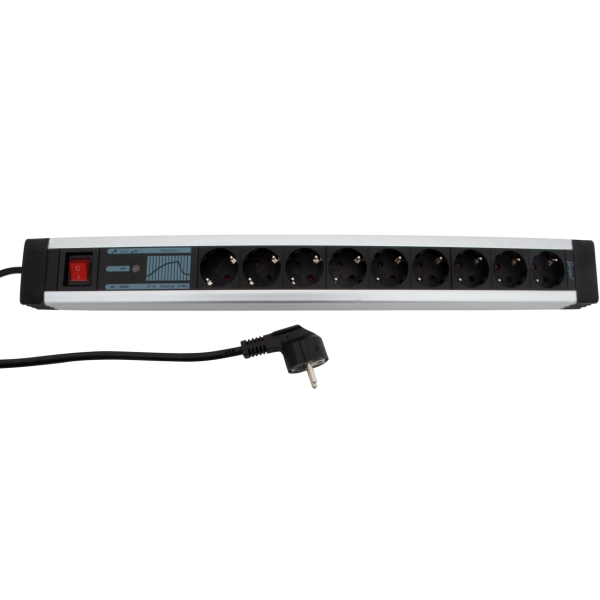 REV SupraGuard 6fach Steckdosenleiste - 3m Kabel Mit Überspannungsschutz & Netzfilter