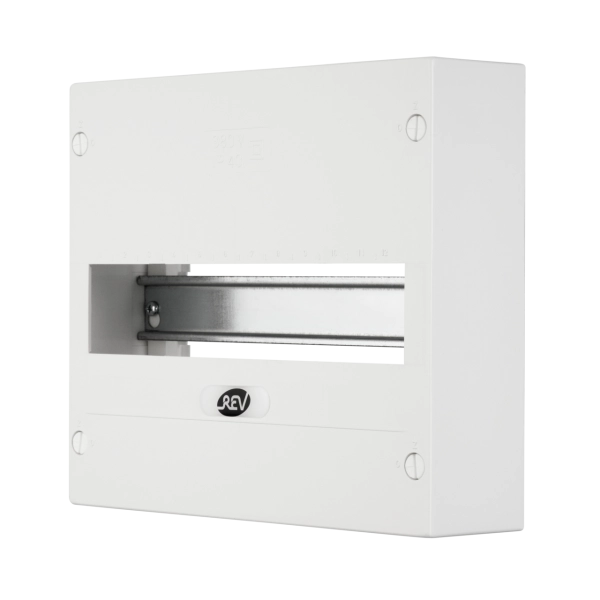 Kleinverteiler, 1-reihig, Aufputz